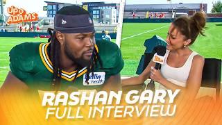 Rashan Gary on Camp Energy, NFL Top 100, Role of 'Old Head', D-Line Bond, White Helmets, & More