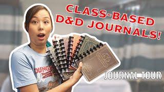 D&D JOURNAL TOUR! | Class-based Dungeons and Dragons Notebooks