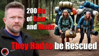 Couple CARRYING 200lbs of Gear & Water HAVE TO BE RESCUED - Outdoor News