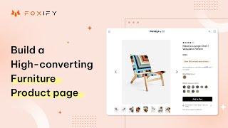 How to Build a Shopify Product Page for Furniture store | Foxify Smart page builder Shopify tutorial