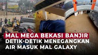 Detik-Detik Mal Galaxy Bekasi Dihantam Banjir, Pengunjung Histeris Selamatkan Diri! | OneNews Update