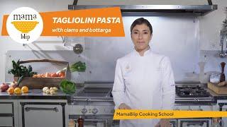 How to Make Fresh Tagliolini Pasta with Clams and Bottarga - Mamablip recipe