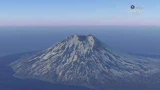 Высочайший вулкан Курильских островов - Алаид