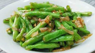 #清炒四季豆 3分钟煮好 Stir Fry French Beans   Homecook Food Chinese Style #四季豆的煮法 #FrenchBeans #包会煮