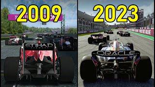 Evolution of Codemasters' F1 Games (2009 - 2023)