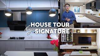 Sleek & Chic: Modern Kitchen and Living Room House Tour | Signature Malaysia