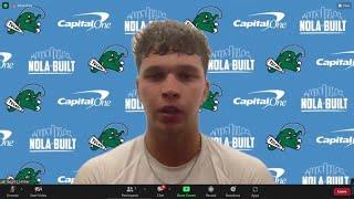 POST-GAME: QB Kai Horton talks Tulane's OT win