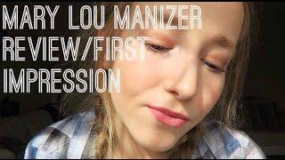 The Balm Mary Lou Manizer Review/First Impression | Esme Hill