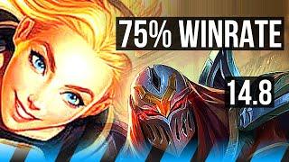LUX vs ZED (MID) | 75% winrate, Legendary, 16/5/10 | NA Master | 14.8