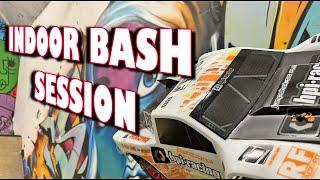 INDOOR BASH AND OUTDOOR TRACK WITH NEW HPI RACING CAR