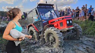 Tractors Stuck in Mud - Funny Tractor Show Modlíkov 2024