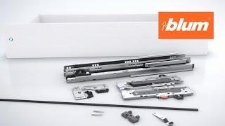 Монтаж системы TIP-ON BLUMOTION от Blum для ящиков TANDEMBOX