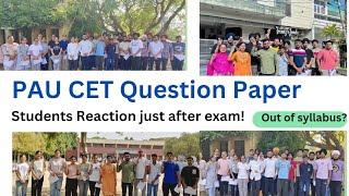 PAU CET Question Paper Discussion | BSc Agriculture Entrance Vlog | PAU CET Result? Out Of Syllabus?