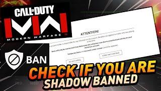 How to check if you are SHADOW BANNED in MW3 / Warzone / MW2