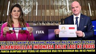 ALHAMDULILLAH BERKAT BANTUAN FIFA ~ INDONESIA SECARA RESMI TAMPIL DI PARIS DALAM LAGA BERGENGSI INI