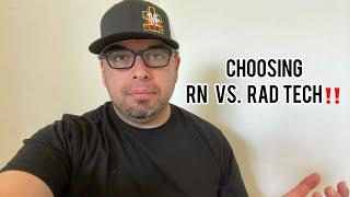 CHOOSING BETWEEN RN VS RAD TECH‼️️