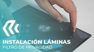 Instalación láminas FILTRO DE PRIVACIDAD - My Devia Spain