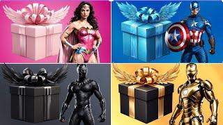 ELIGE 1 REGALO DE 4  CHOOSE YOUR GIFT 4  ELIGE TU REGALO 4  4 CAJAS DE REGALOS