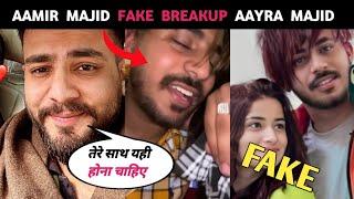 Big update elvish yadav shocked on Aamir Majid breakup reason for aayra Majid || elvish yadav angry