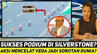 ALHAMDULILLAH SUKSES PODIUM DI SILVERSTONE? AKSI MENCELAT VEDA EGA PRATAMA JADI SOROTAN PANAS DUNIA?