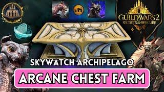 Greater Arcane Chest Farm Locations in Skywatch Archipelago | Guild Wars 2 | Secrets of the Obscure