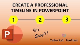 Create a Professional Timeline in PowerPoint