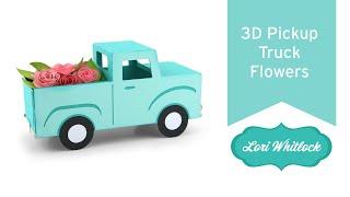 3D Pickup Truck Flowers