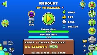 Geometry Dash | Resoust (Demon) (2 Coins) (full level) {HaPpY NeW YeAr}