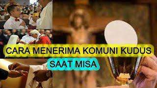 CARA MENERIMA KOMUNI yang benar‼️SAAT MISA ⁉️aku katolik