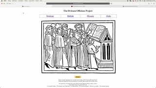 Kurze Erklärung von "divinumofficium com"