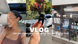 vlog: new car! lots of organizing, car buying advice, chatty story time
