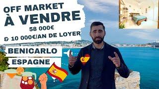 OFFRE DU SIÈCLE   INVESTIR À BENICARLO EN ESPAGNE