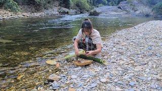 How to steam smoked meat with bamboo tube - Daily Life Thuy