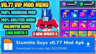 Stumble Guys Mod Menu 0.77 | Cara Download Stumble Guys 0.77 Mod Apk Android | Unlock All Mod Menu