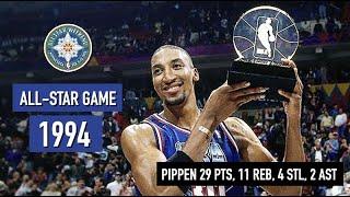 Throwback NBA All-Star Game 1994. East vs West - Full Game Highlights HD