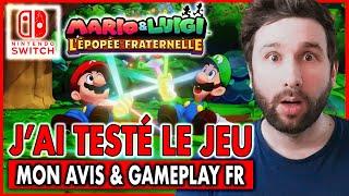 J'AI TESTÉ MARIO & LUIGI : L'ÉPOPÉE FRATERNELLE sur NINTENDO SWITCH  MON AVIS & GAMEPLAY FR