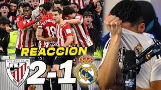 REACCIONES DE UN HINCHA al Athletic Club vs Real Madrid 2-1 *MBAPPÉ FALLO PENALTI* | ByDiegoX10