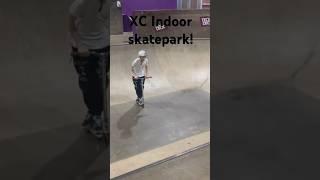 XC indoor skatepark! #skatepark #scooter