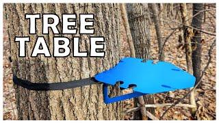 Ultralight Tree Table - The Orkso by Suluk 46 - a backpacking, canoe trip, and camping tree table