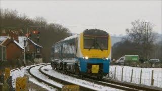 (HD) Snowy Tamper and Unit, also a Tug..