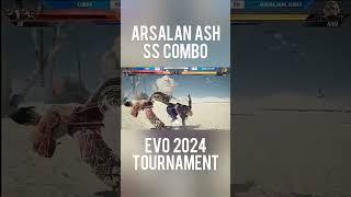 Arsalan Ash Nina Side Step Combo Evo 2024 #arsalanash #tekken8