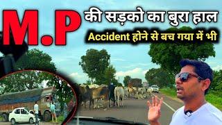 इन सब में गौमाता  की क्या गलती है  #dangerousroad #accident #travel @AmitExplore30