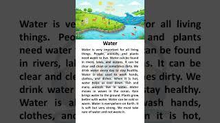Water #shorts #english #englishmerl #englishreading #englishgrammar #education