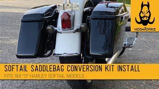 Softail Saddlebag Conversion Kit Installation from HOGWORKZ® ('84-'17)