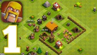 Clash of Clans - Gameplay Walkthrough Episode 1 - Tutorial (iOS, Android)