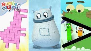 All Farm Animal Number Fun!  | Animal Month | Learn to count | Numberblocks