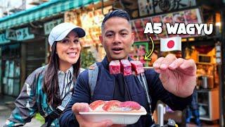 Must Try Japanese Street Food  (Tsukiji Fish Market)