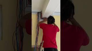 electric wire pulling #pulling #tips_and_tricks