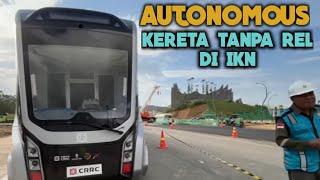 IKN Semakin Keren ‼️ Kereta Tanpa Rel Sudah Beroperasi IKN Mendunia