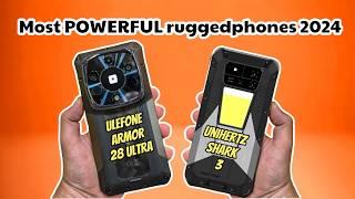 Unihertz SHARK 3 (VS) ulefone Armor 28 ultra - 2 most powerful rugged phones 2024/2025. #monsters